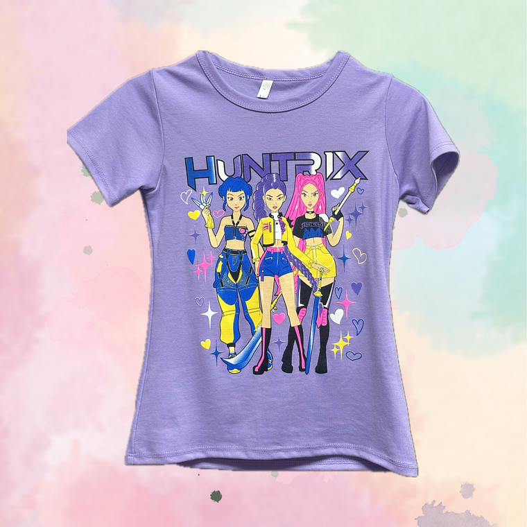 Polera Animada “Huntrix” algodón  8