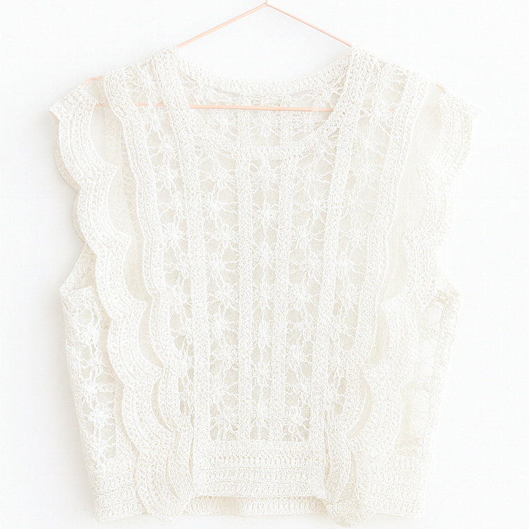 Blusa  de Encaje Romántico 3