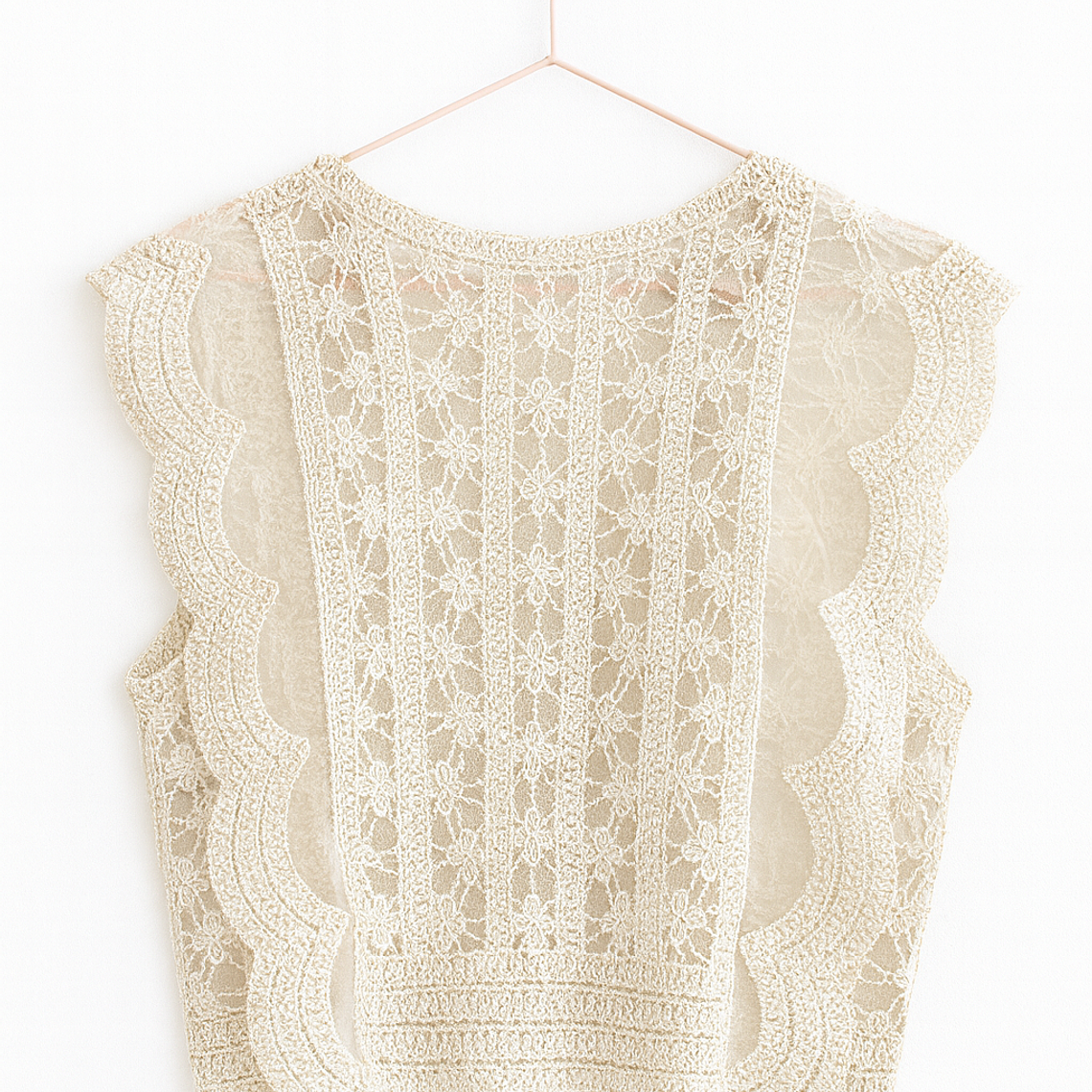 Blusa  de Encaje Romántico 4