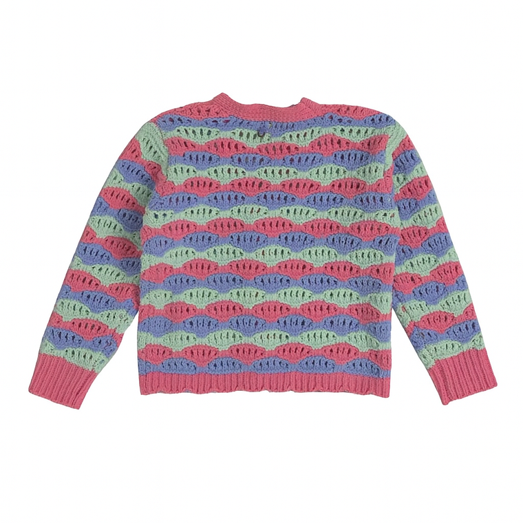 Chaleco Tejido Pastel Multicolor 3