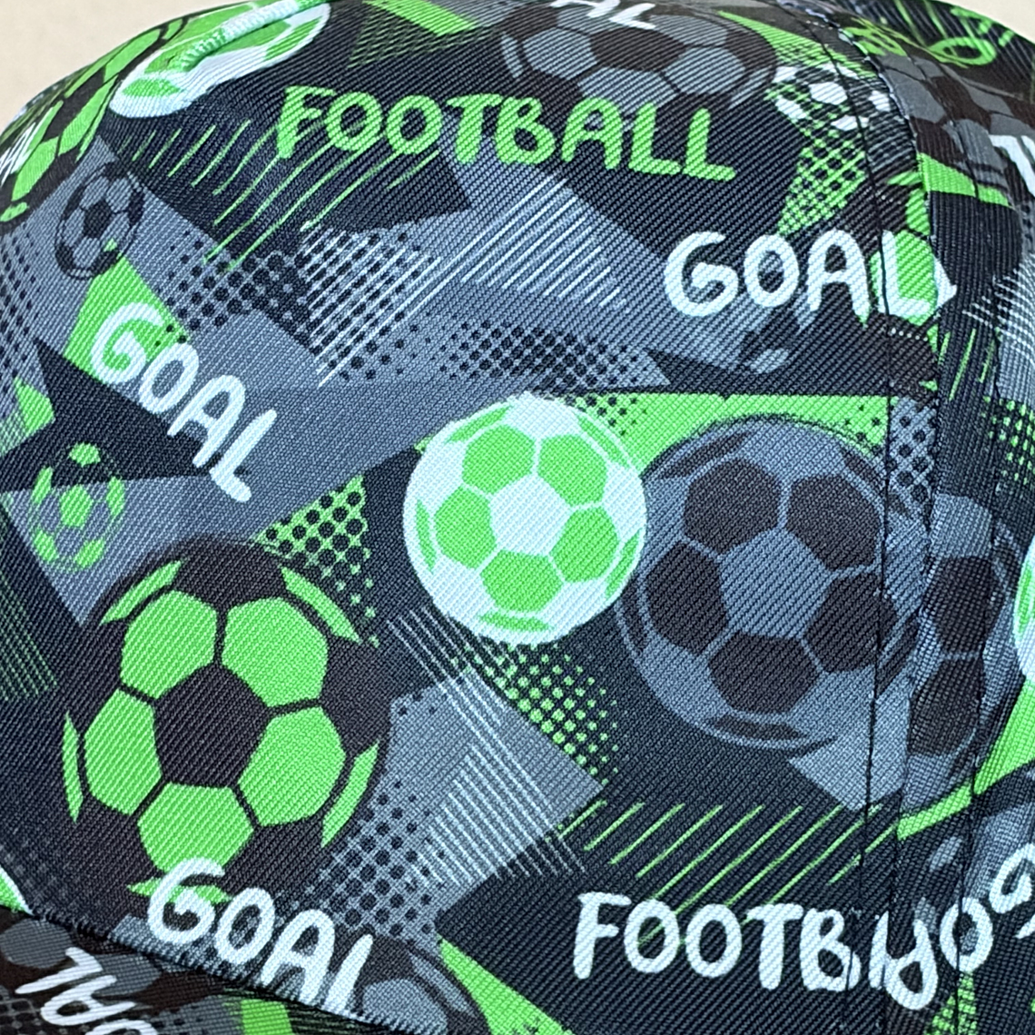 Gorra Football Verde/Negro 2