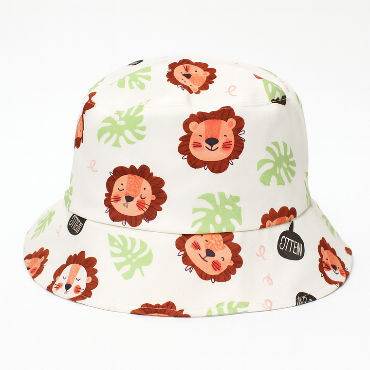 Gorro Bucket León Safari BEBÉ 1