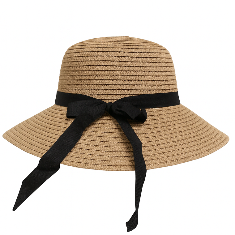 Sombrero Clásico con Lazo Negro 2