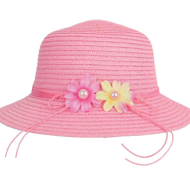 Sombrero Infantil con Flores  1