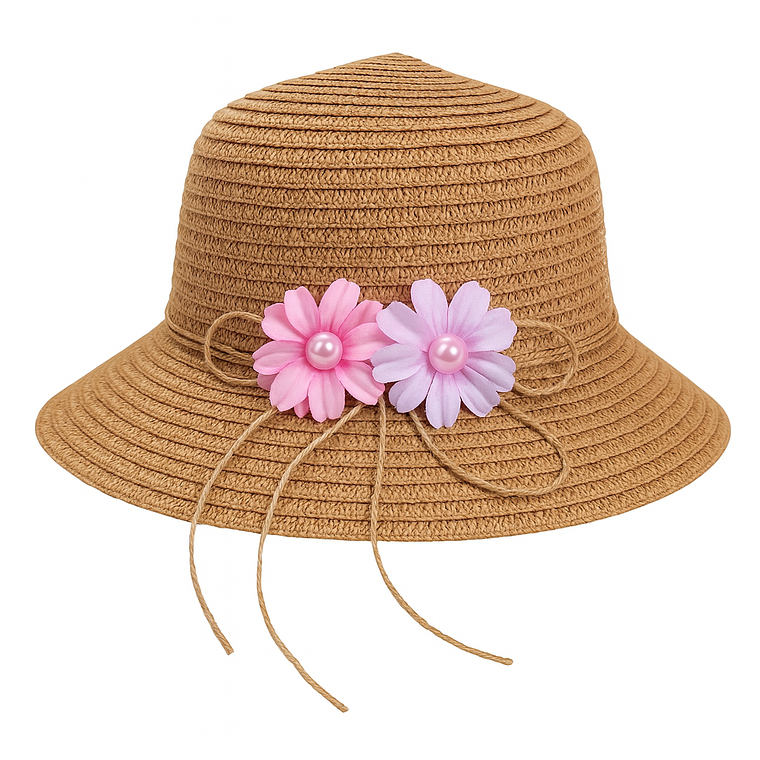 Sombrero Infantil con Flores  3