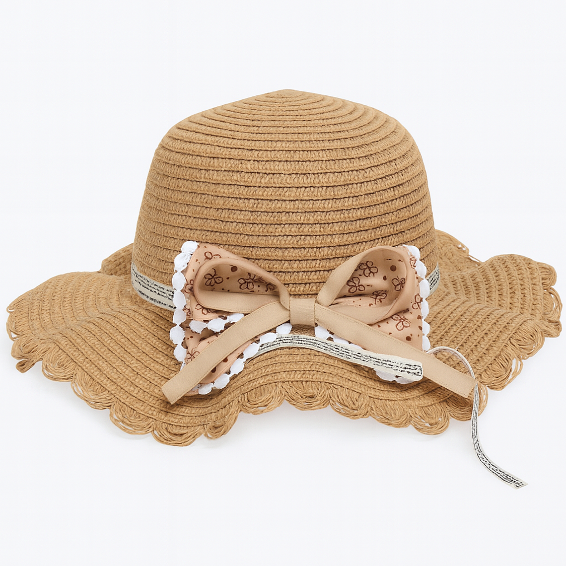 Sombrero Infantil Ondulado con Lazo 1