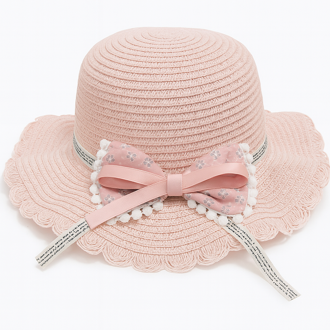 Sombrero Infantil Ondulado con Lazo 3