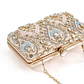Clutch Glam Cristales Oro - Miniatura 2