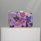 Clutch Bordado Floral Lila - Miniatura 2