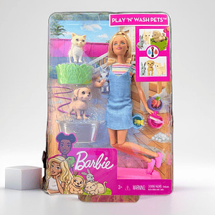Barbie Play ’N’ Wash Pets – Baño de Mascotas
