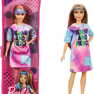 Barbie Fashionistas #159 – Vestido Tie Dye “Femme and Fierce”