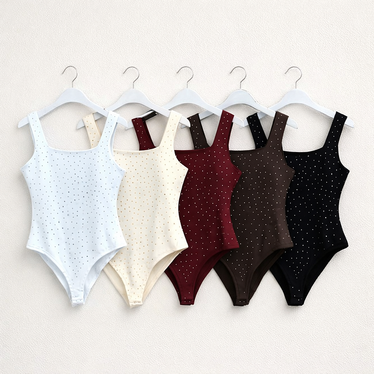 Body Básico con Brillos Sutiles 1