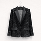 Blazer Negro con Lentejuelas Elegantes - Miniatura 1