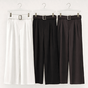 Pantalón Sastrero Wide Leg con Cinturón