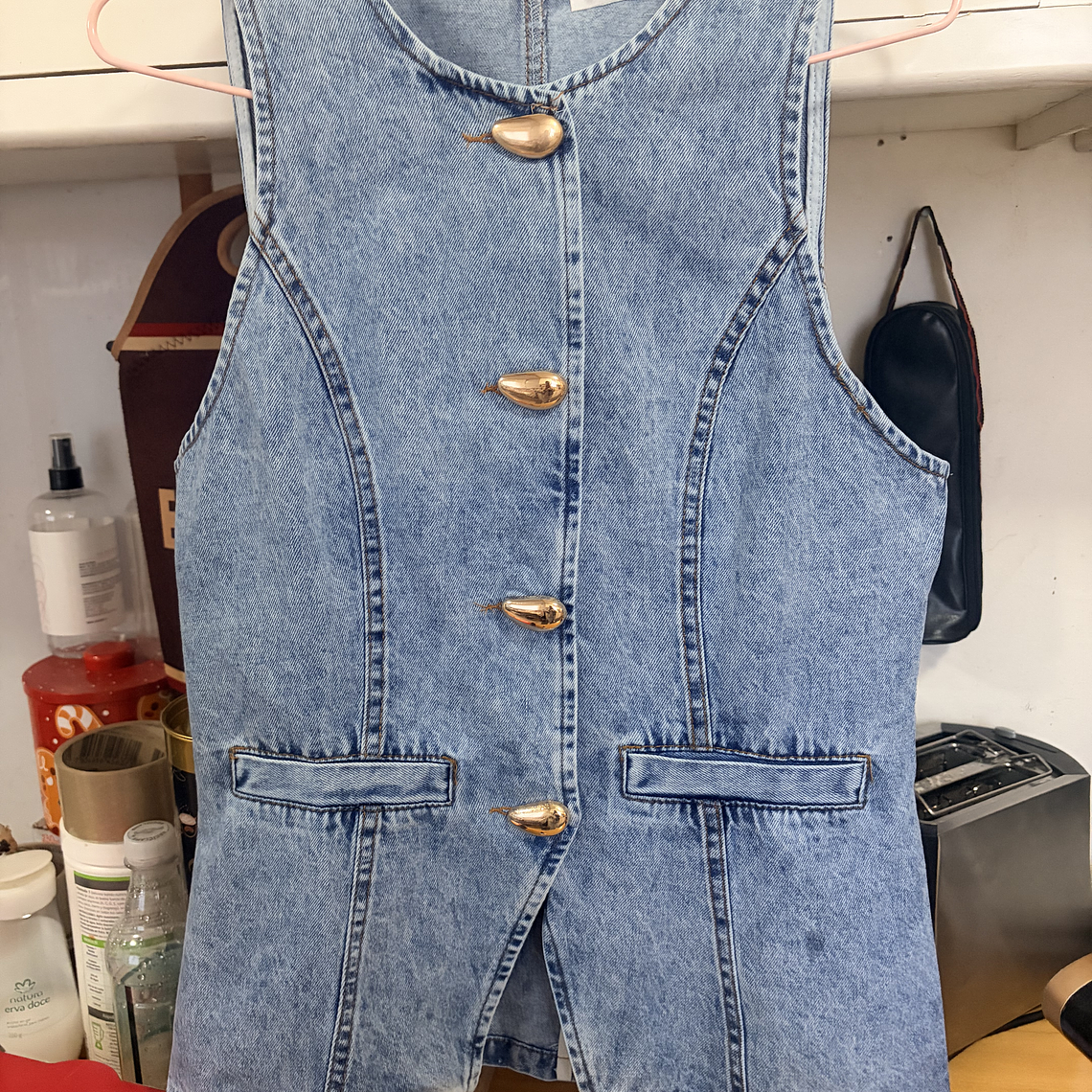 Chaleco Denim Sastrero 2