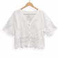 Blusa Blanca Bordada Romantic Chic Estándar  - Miniatura 1