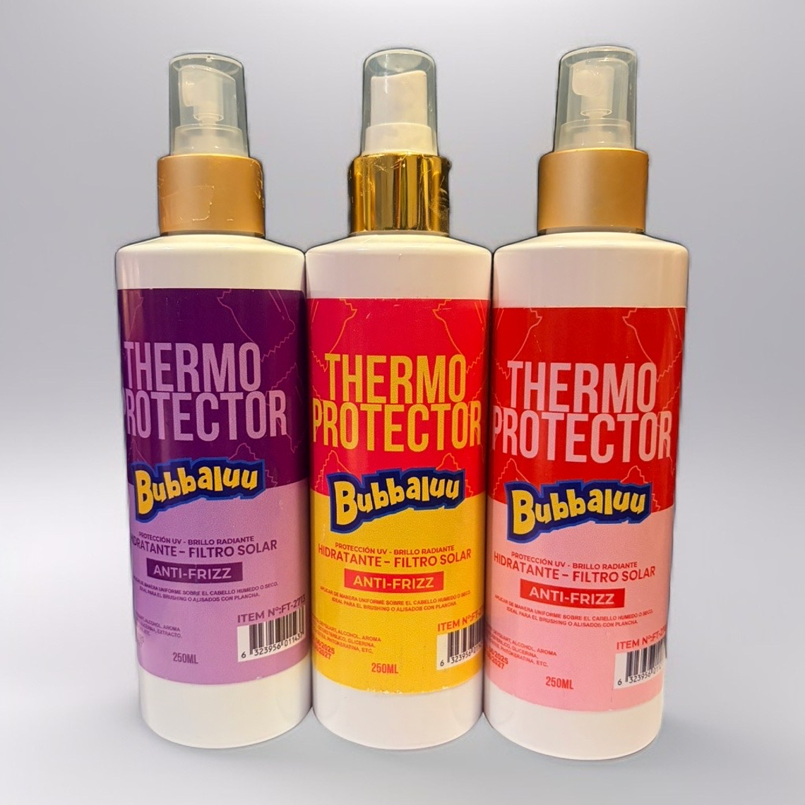 Termoprotector Capilar Bubbaluu 250 ml – Anti Frizz & Protección UV 1