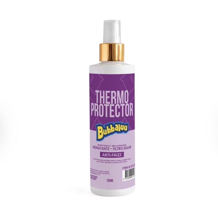Termoprotector Capilar Bubbaluu 250 ml – Anti Frizz & Protección UV 4