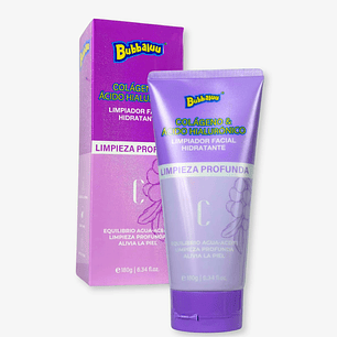 Limpiador Facial Bubbaluu Colágeno & Ácido Hialurónico – Limpieza Profunda