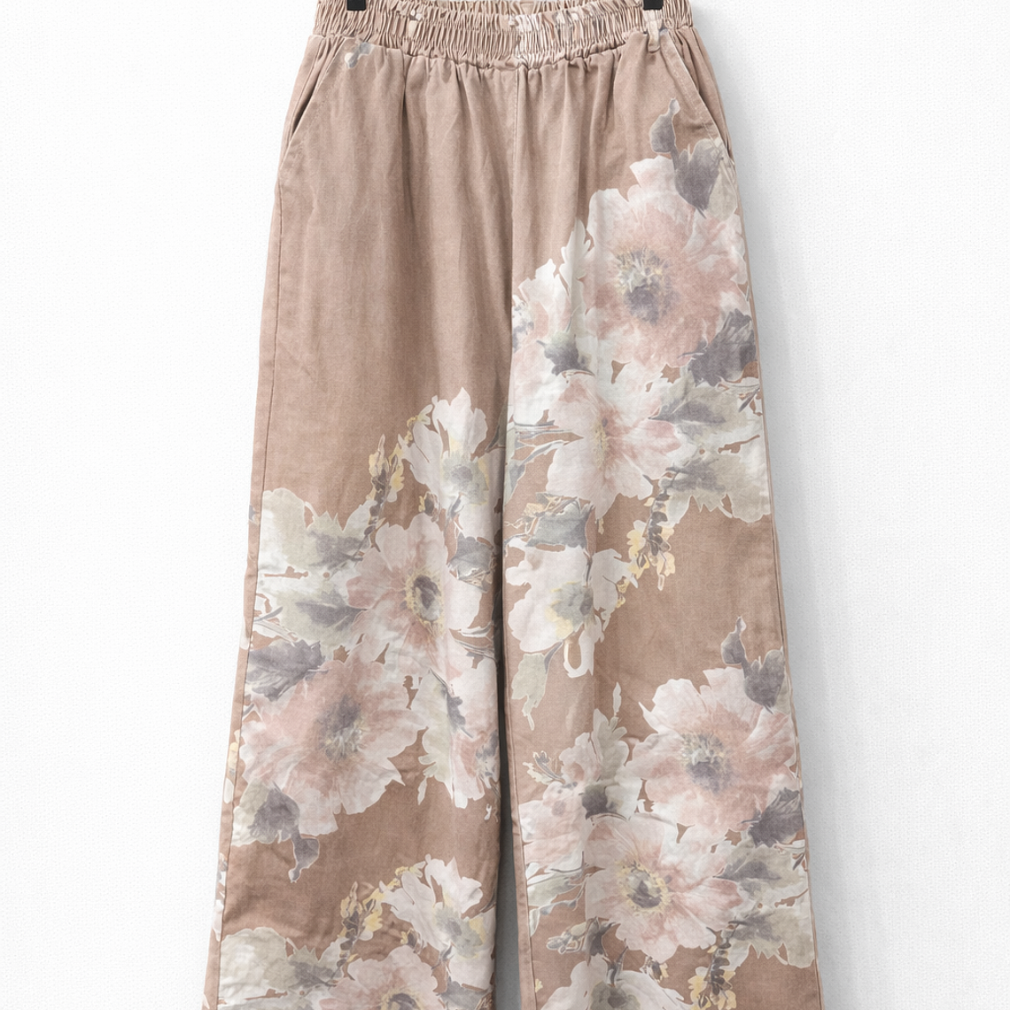 Pantalón Palazzo Floral Tonos Tierra 1