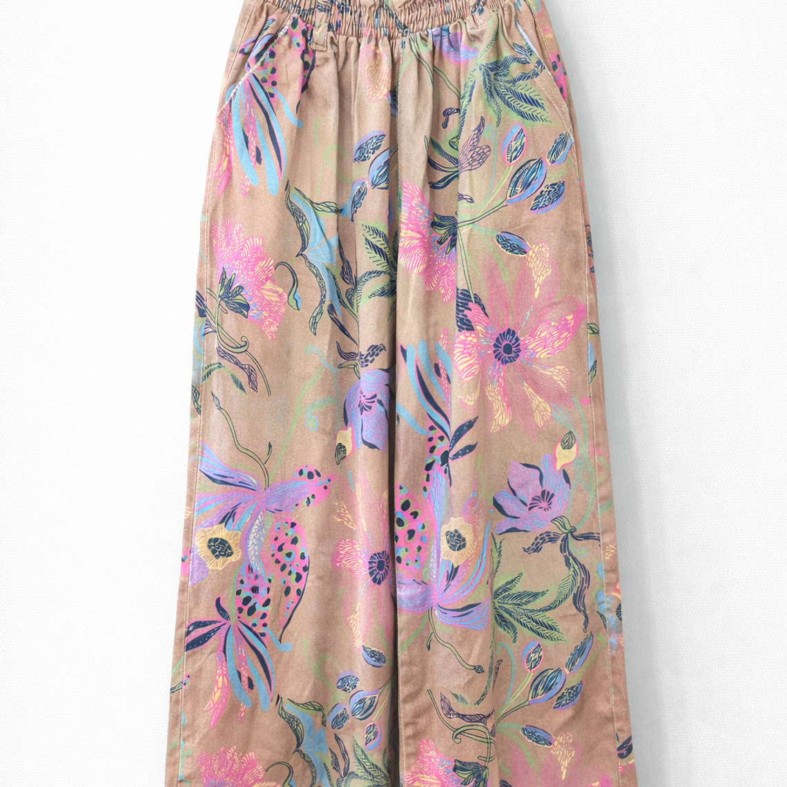 Pantalón Palazzo Floral Multicolor 1