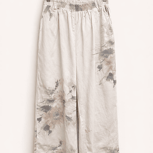 Pantalón Palazzo Floral Tonos Suaves