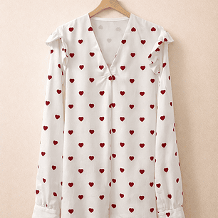 Blusa corazones 