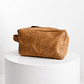 Neceser de Cuero Genuino Color Miel – Hecho a Mano en Chile - Miniatura 1