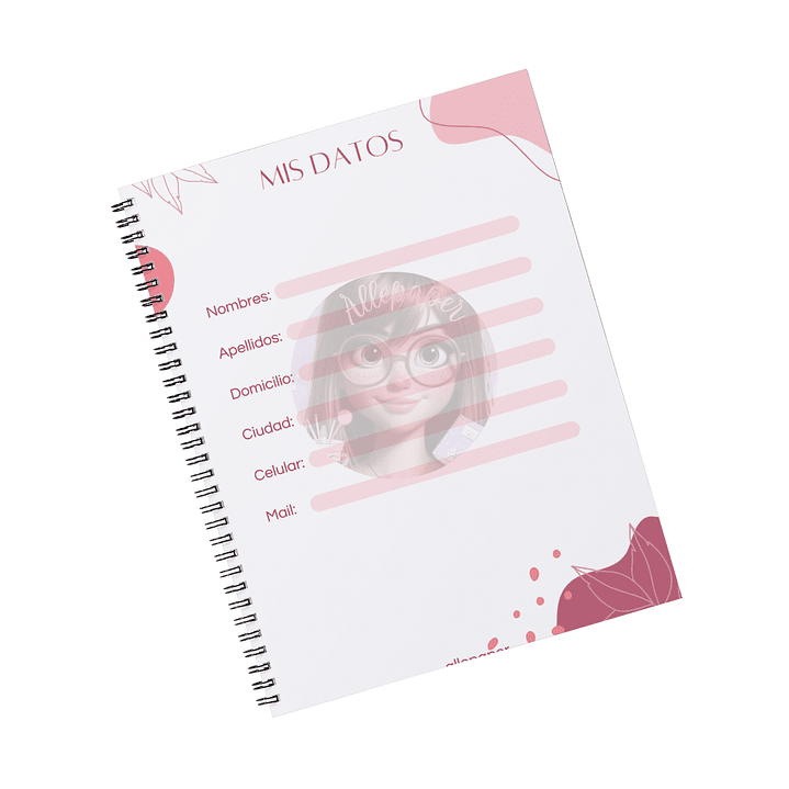 Agenda personalizada graduación 4