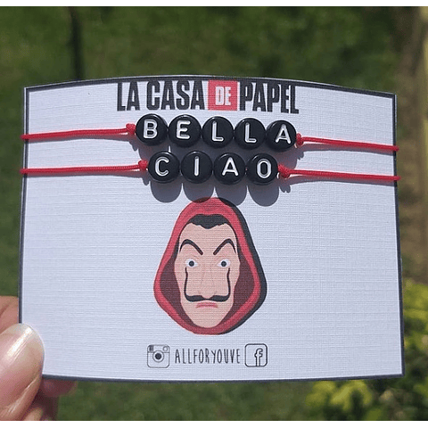 [PAR] Pulseras Casa de Papel