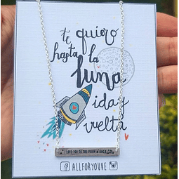 [UNIDAD] Collar 'I love you to the moon and back'
