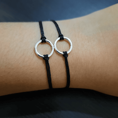 [PAR] Pulseras Aro/Aro Simple Bracelets