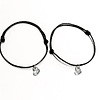 [PAR] Pulseras Simples con Corazones Colgantes/Pendant Heart Simple Bracelets