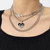 [UNIDAD] Collar Dark Heart Flame