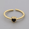 [UNIDAD] Anillo Gold Diamond Heart/Ajustable