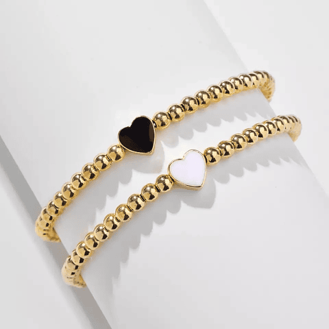 [UNIDAD] Pulseras Golden Heart Color 