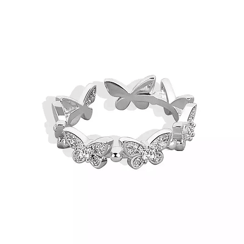 [UNIDAD] Anillo Mariposas Multiples/Ajustable