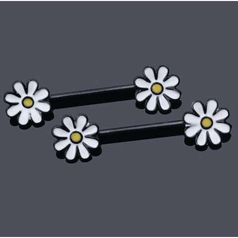 [UNIDAD] Piercing Pezon White Flower