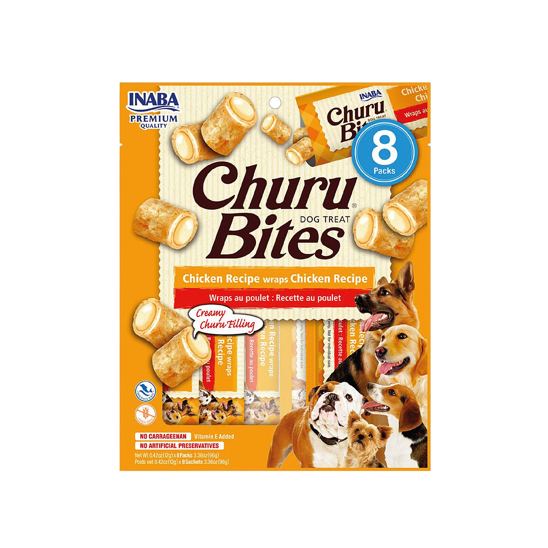 Churu Perro Bites Sabor Pollo 8 unids  1