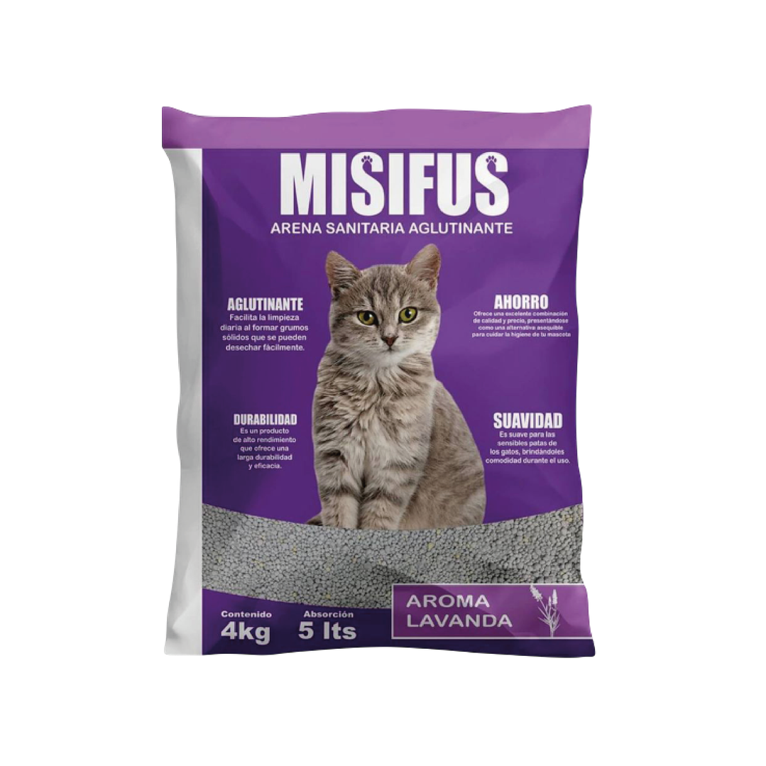 Arena Misifus Lavanda 4 kg 1