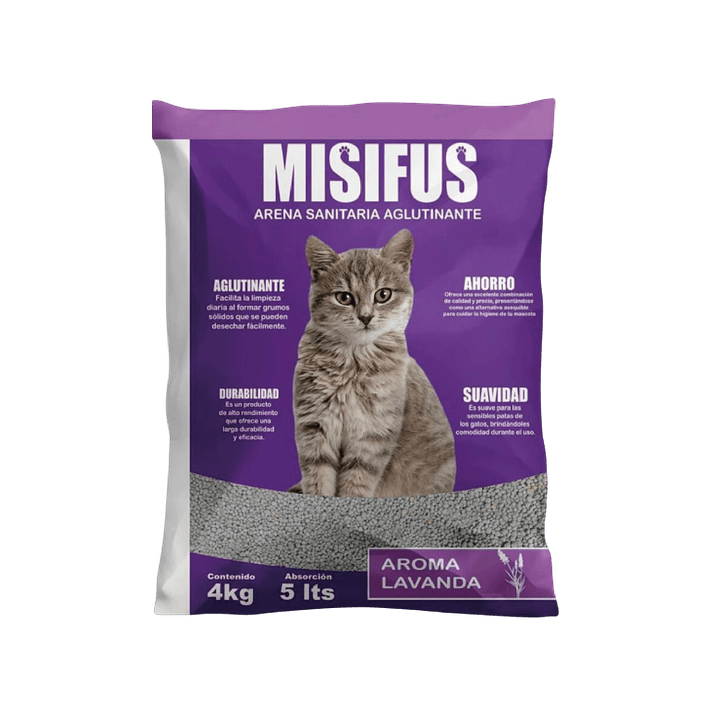 Arena Misifus Lavanda 4 kg 1