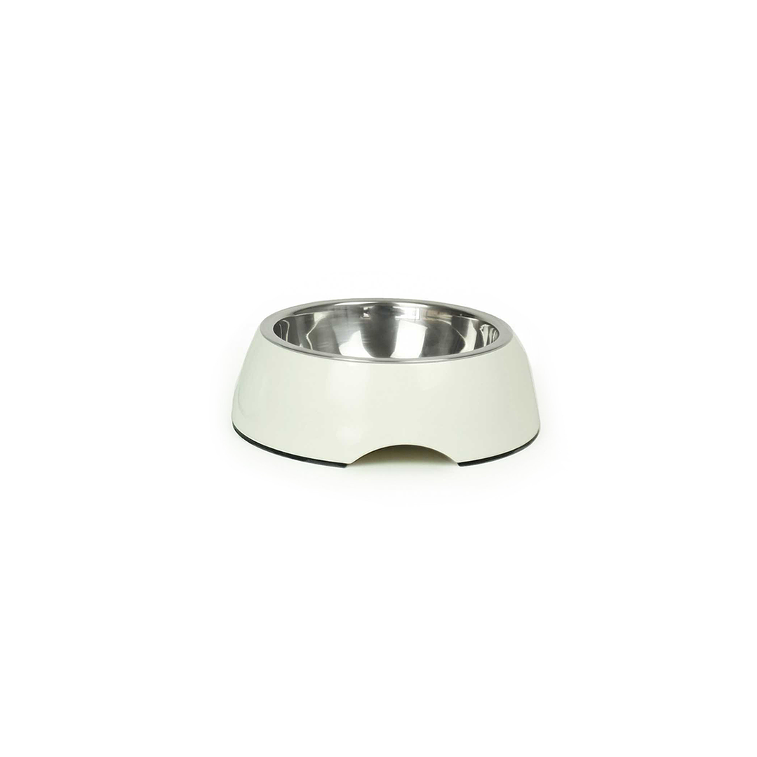 BRNX Plato Melamina + Inox Blanco  L 3