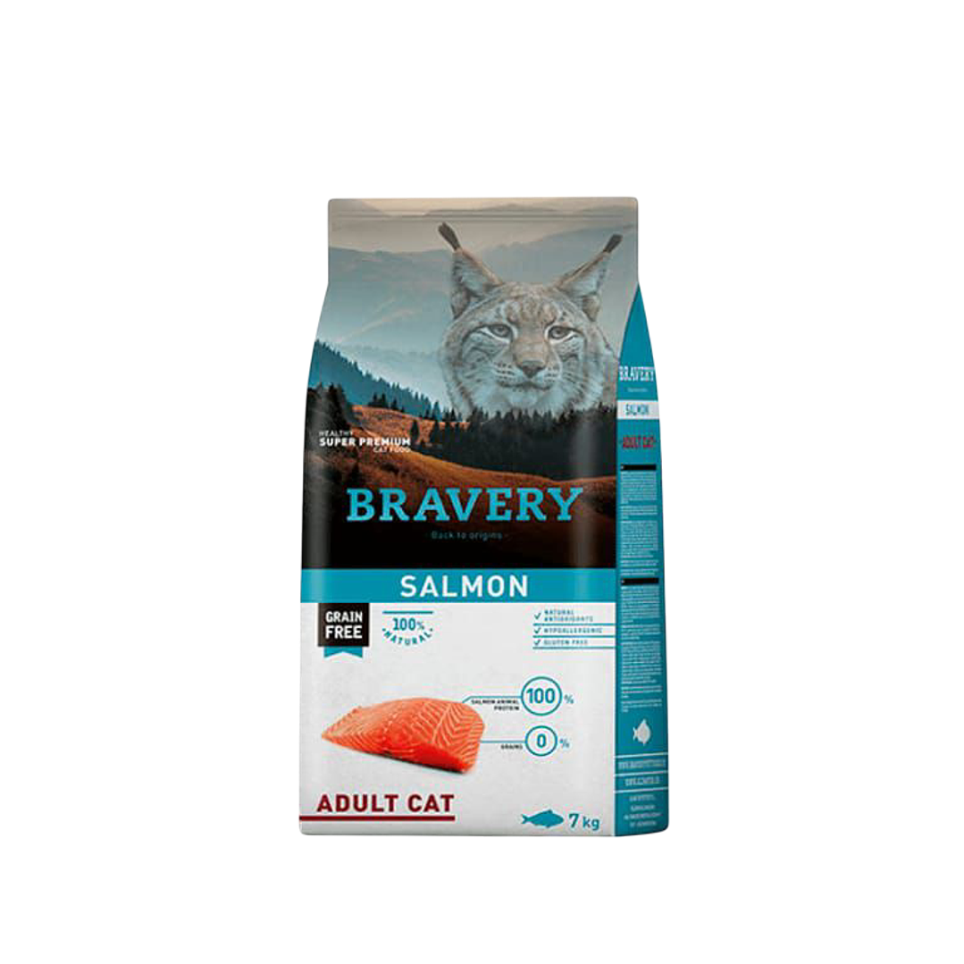 Bravery Adult Cat 7 Kg Salmón 1