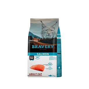 Bravery Adult Cat 7 Kg Salmón