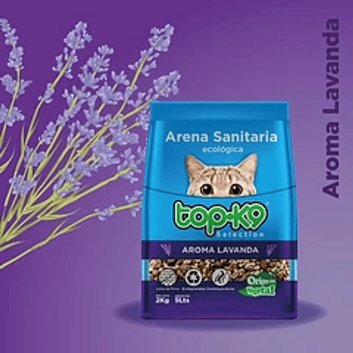 Arena top k9 Ecologica 2 Kg Lavanda 1
