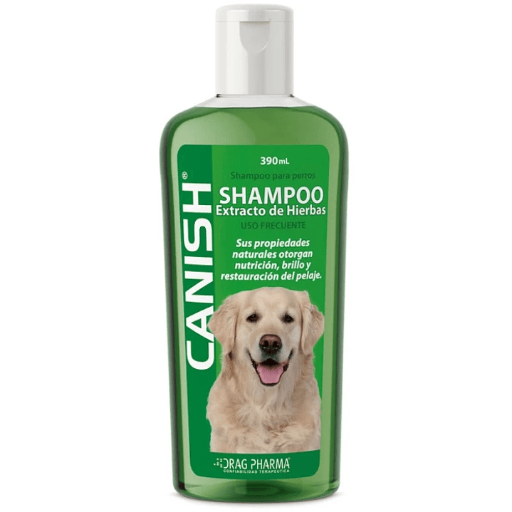 Canish Shampoo Extracto De Hierbas 390Ml 1