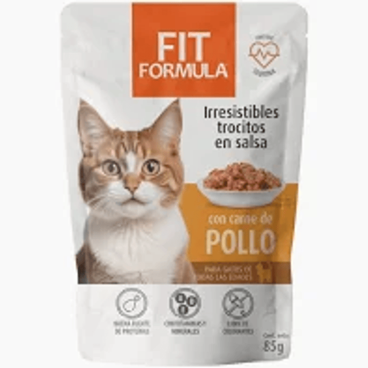 Fit Formula Pouch Pollo para Gatos 85 g 1