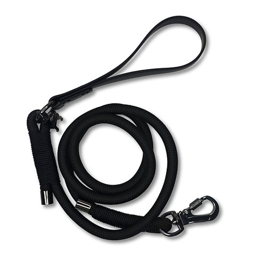 Correa Perro - 1,5 Metros - Negra - Easy Glam 1