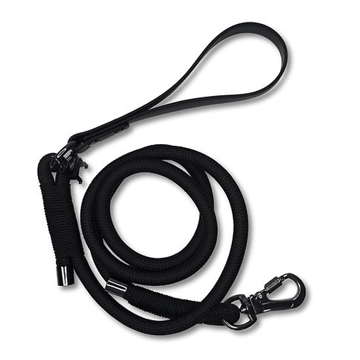 Correa Perro - 1,5 Metros - Negra - Easy Glam 1