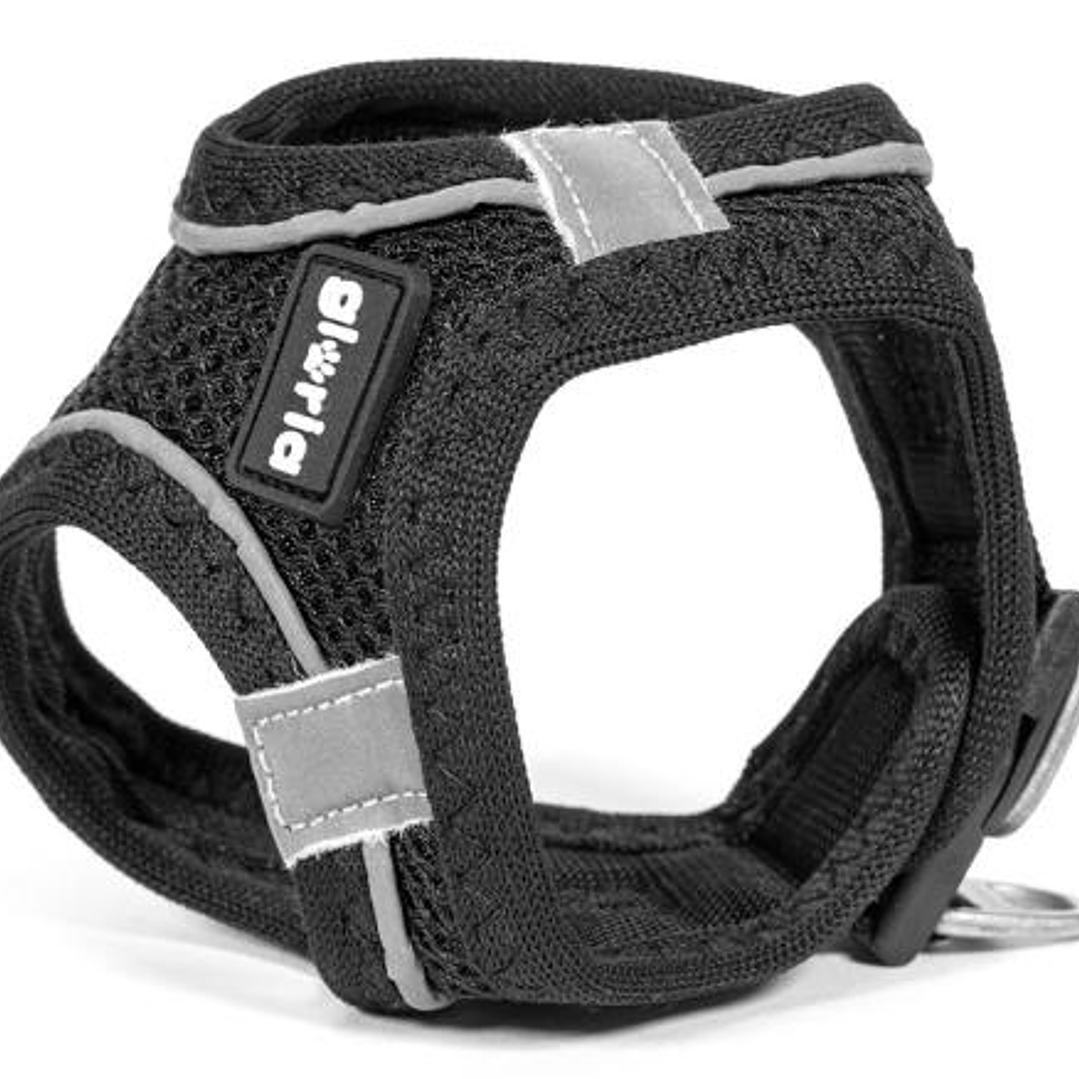 Gloria Pets Arnés Air Mesh Trek Star Negro para Perros Talla L 1